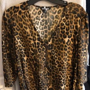 Express Leopard print top  - Size L